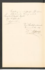k.k. naturhistorisches Hofmuseum, Intendanzakten 1885-1896 (Hauer), Aktenzahl Z.332.a/1889, Seite 2